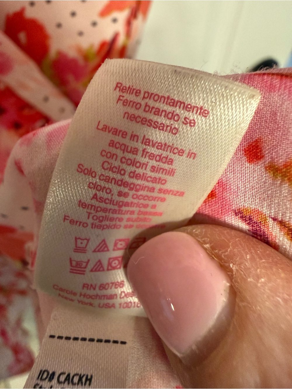 Oscar De La Renta Pink Label Floral Wrap Robe XS Cottagecore Pristine - Picture 9 of 15